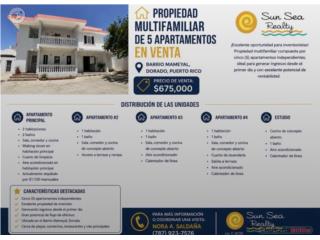 Dorado Mameyal, 5 apartamentos multif...