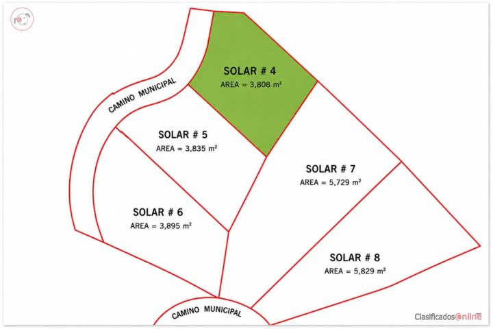 EXCELENTE LOTE 3,808M2 Canóvanas