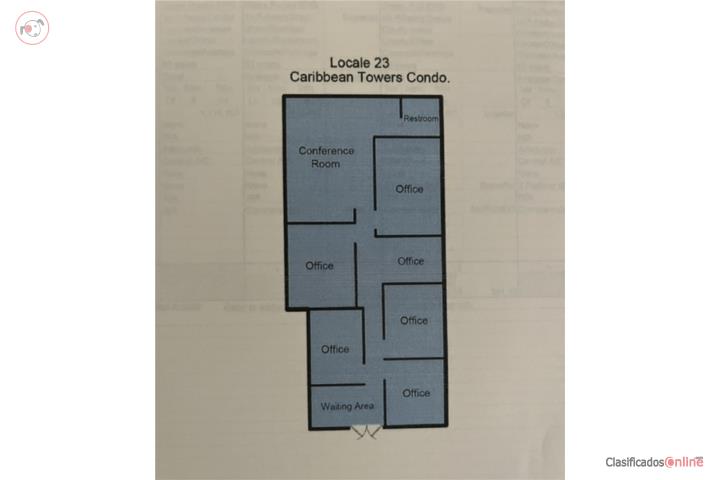 Commercial in Caribbean Tower, San Juan - Condado-Miramar