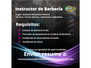 Profesor/a Barbería 