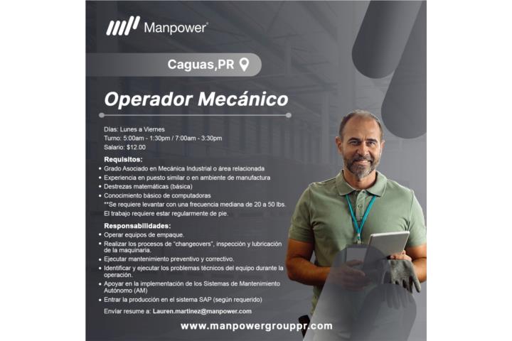 Operador Mecanico