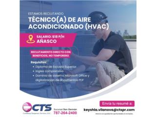 TECNICO(A) DE AIRE ACONDICIONADO (HVAC) 
