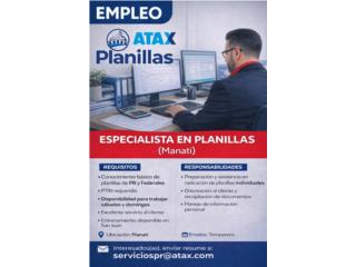 Especialista en Planillas