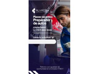 PREPARADOR(A) DE AUTOS– SAN JUAN