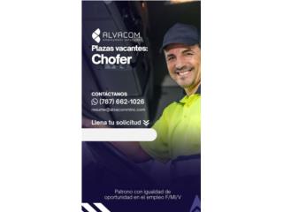 CHOFER CATEGORIA 8 – TOA BAJA