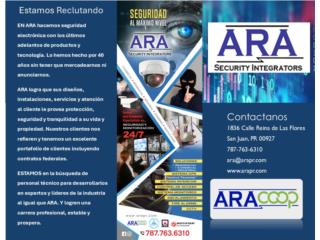 Tecnico(a) Sistemas de Seguridad, Alarma y CCTV