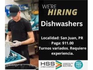 Dishwasher / lavaplatos Isla Verde SJ Full Time