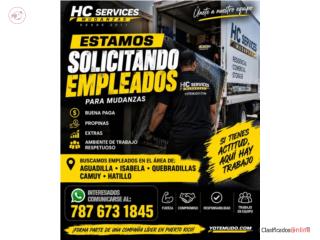 Empleados mudanzas chofer y/0 empleados