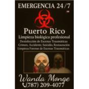 Limpieza Forense, Category en MajorCategory cubirendo Carolina