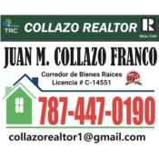 COLLAZO REALTOR # LIC. C-14551, JUAN M COLLAZO FRANCO # LIC. C-14551 Puerto Rico