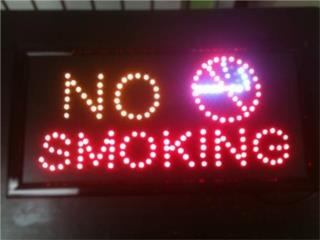 LED Sign No Smoking 19 x 10 