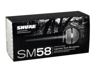 Microfono Shure SM-58(BOCINA), Music & Technology Puerto Rico