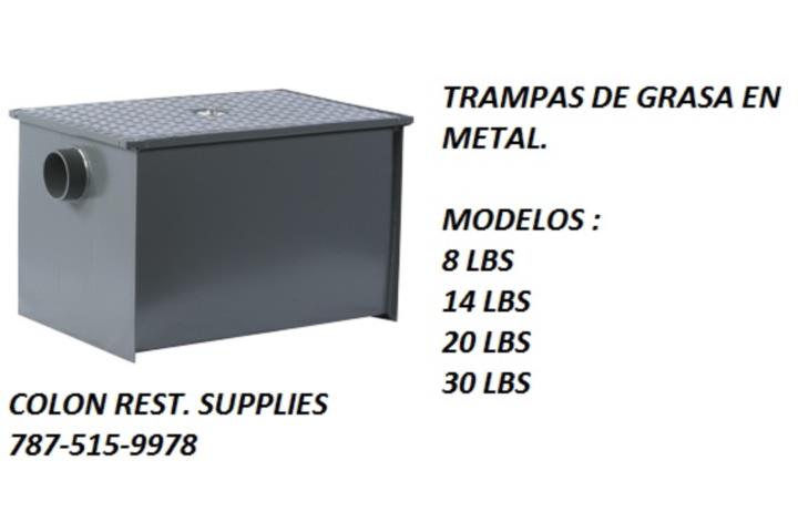 TRAMAS DE GRASA EN METAL O PLASTICAS