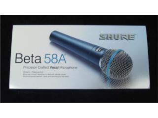Microfono Shure Beta 58 A NUEVO, Music & Technology Puerto Rico