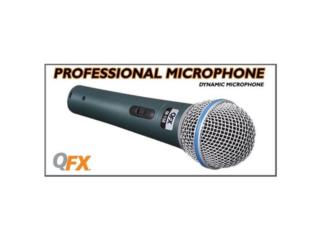 MICROFONO M-158 QFX, IBSTOREPR.COM  ( Escrbenos por texto ) Puerto Rico