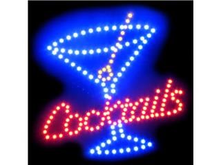 LED Sign COCKTAILS 19 X 19