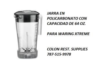 JARRA PARA WARING XTREME, Colón Restaurant Supplies Puerto Rico