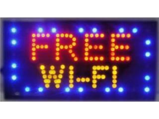 LED Sign FREE WIFE 19 x 10