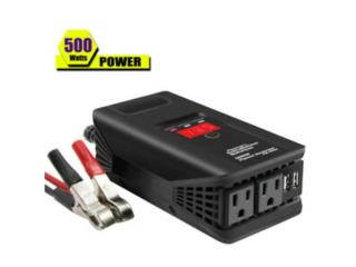 INVERTER NUEVO DE 500 WATTS , IBSTOREPR.COM  ( Escrbenos por texto ) Puerto Rico