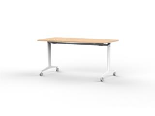 XD1 Vl Flip Top Tables - White Legs , ModuFit, Inc. Puerto Rico
