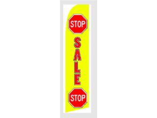 Banner STOP SALE STOP YW/RD 2.5 x 11.5. 