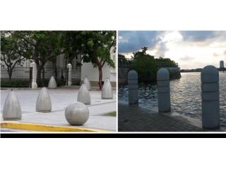 Bolardos Esferas en concreto, Ornamentación Quintana Puerto Rico
