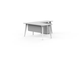 Andrea Series Desk - White, ModuFit, Inc. Puerto Rico
