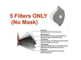 CARBON ACTIVE FILTERS FOR REUSABLE MASK, WSB Supplies U Puerto Rico