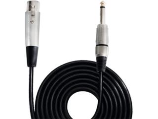 CABLE DE MICROFONO DE 1/4 A XLR, IBSTOREPR.COM  ( Escrbenos por texto ) Puerto Rico