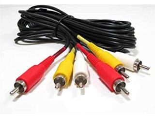 CABLE AUDIO VIDEO RCA DE 12 FT, IBSTOREPR.COM  ( Escrbenos por texto ) Puerto Rico