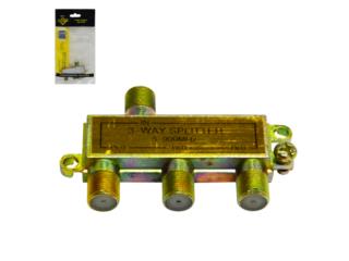 3 WAY SIGNAL SPLITTER, IBSTOREPR.COM  ( Escrbenos por texto ) Puerto Rico