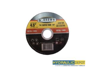 Disco 4 1/2 corte (heavy duty), Hydraulic Depot/GMC Rentals Puerto Rico