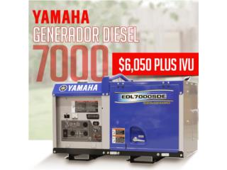 Generador Yamaha EF7,000 Diesel , MOTOR SPORT INC  Puerto Rico
