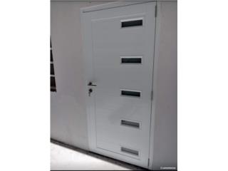 Puertas de una Hoja en Aluminio de Seguridad , INFINITY WINDOWS & DOORS  Puerto Rico