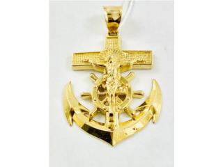 CHARM ANCLA JESUCRISTO 14KT, JOYERIA CARMEN Puerto Rico