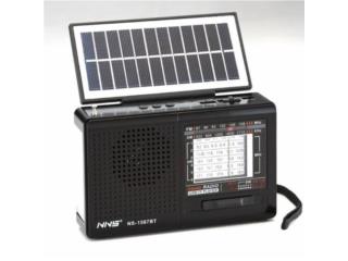 RADIO SOLAR AM FM CON BATERIA LITIUM INTEGRAD, IBSTOREPR.COM  ( Escrbenos por texto ) Puerto Rico