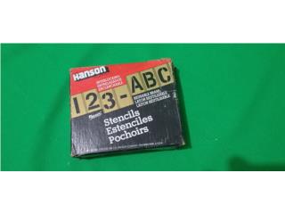 STENCIL, PLANTILLAS LETRAS Y NUMEROS, 45 PCS. - Puerto Rico Clasificados