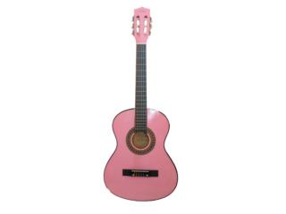 GUITARRA DE 36 O 3/4 CLASICA COLOR ROSA, IBSTOREPR.COM  ( Escrbenos por texto ) Puerto Rico