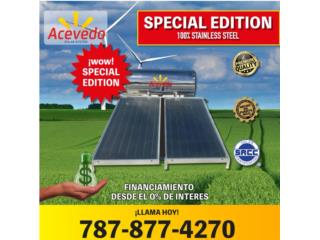 Calentador Solar Finaciamiento 0% de interes, ACEVEDO SOLAR SYSTEM LLC  Puerto Rico
