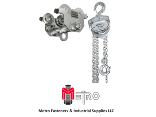 Patecas & Trolleys Stainless Steel OZ Lifting, Metro Fasteners & Industrial Supplies LLC Puerto Rico