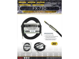 LINEA DE AUDIO DE 1/4 DE 30 FT