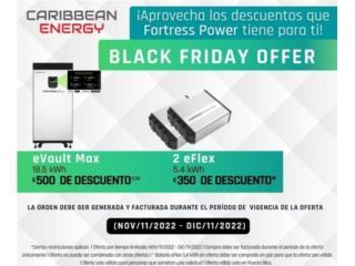 Black Friday Offer Fortress Power eVault Max , CARIBBEAN ENERGY DISTRIBUTOR Puerto Rico