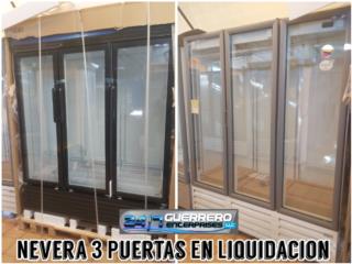 Nevera Comercial 3 puertas en liquidacion , Guerrero Enterprises LLC Puerto Rico