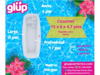Piscina Glup Fiberglass Modelo Cozumel, Pool and Patio Concepts  Puerto Rico