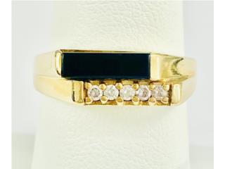 SORTIJA ONIX 14KT, JOYERIA CARMEN  Puerto Rico