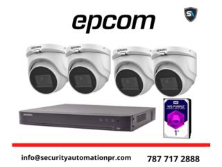 4 camaras Epcom HD, Security & Automation  Puerto Rico