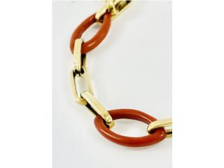 PULSERA CORALES 14KT