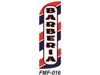 Banner BARBERIA BL/RD/BLU , WSB Supplies U Puerto Rico
