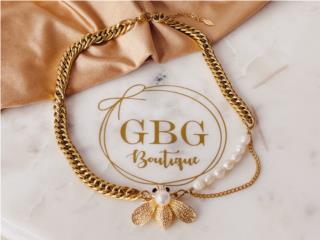 Bee Pearl Necklace , GBG Boutique Puerto Rico