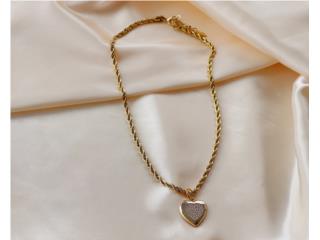 Heart and rope chain, GBG Boutique Puerto Rico